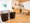 Bungalow Neues Atelier | Wohnraum - Sitzecke - offene Küche